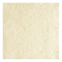   AMB.13306920 Elegance pearl cream dombornyomott papírszalvéta 33x33cm,15db-os