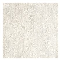   AMB.14005507 Elegance pearl dombornyomott papírszalvéta 40x40cm,15db-os