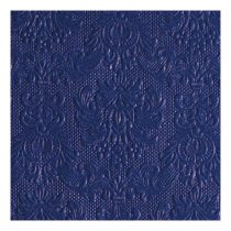   AMB.12507030 Elegance blue dombornyomott papírszalvéta 25x25cm,15db-os