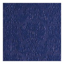   AMB.12507030 Elegance blue dombornyomott papírszalvéta 25x25cm,15db-os