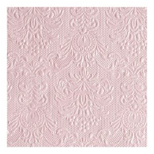 AMB.12505517 Elegance Pearl Pink dombornyomott papírszalvéta 25x25cm,15db-os