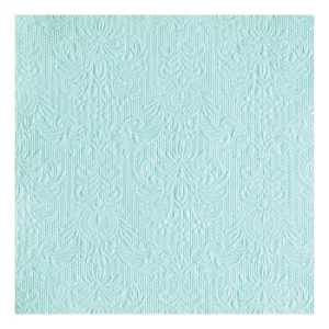 AMB.13307032 Elegance Aqua dombornyomott papírszalvéta 33x33cm,15db-os