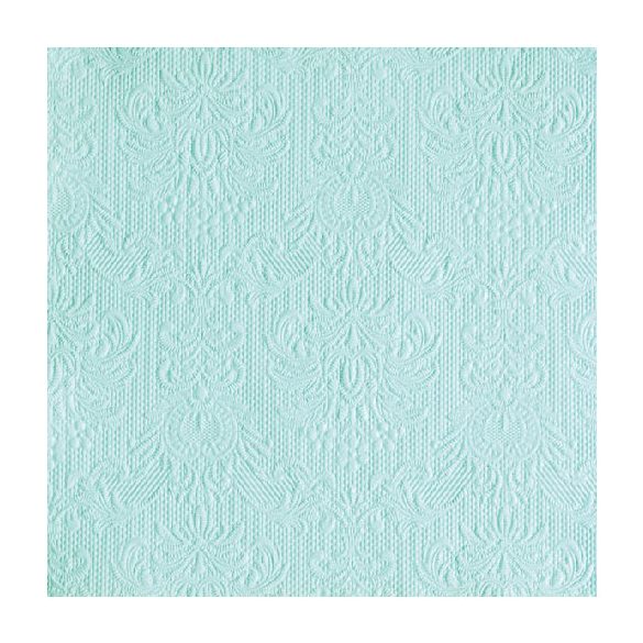 AMB.13307032 Elegance Aqua dombornyomott papírszalvéta 33x33cm,15db-os