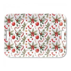 AMB.33920290 Christmas Elements műanyag nagytálca 33x47cm