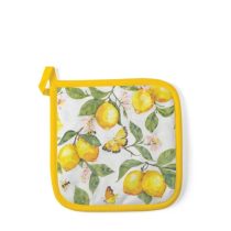   AMB.16520365 Fresh lemons white edényalátét 20x20cm,100% pamut