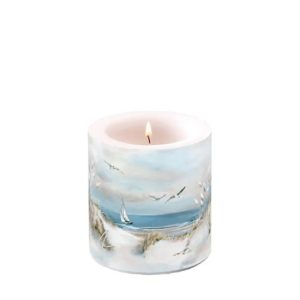 AMB.19219330 Sailing at sea átvilágítós gyertya 8x7,5cm 