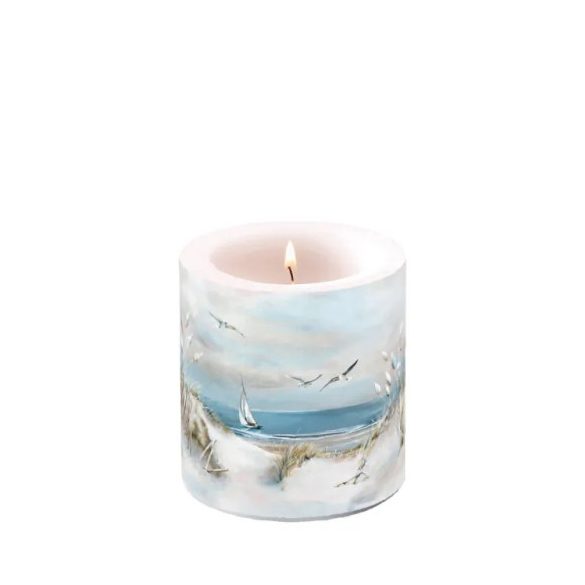 AMB.19219330 Sailing at sea átvilágítós gyertya 8x7,5cm 