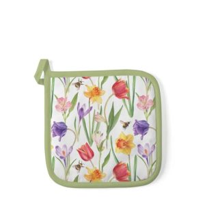 AMB.16520350 Flowers in spring edényalátét 20x20cm,100% pamut