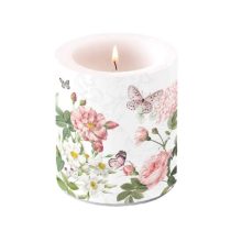 AMB.19320375 Amelia white átvilágítós gyertya 10x10cm