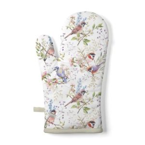 AMB.16420390 Busy birds edényfogó kesztyű 18x30cm, 100% pamut