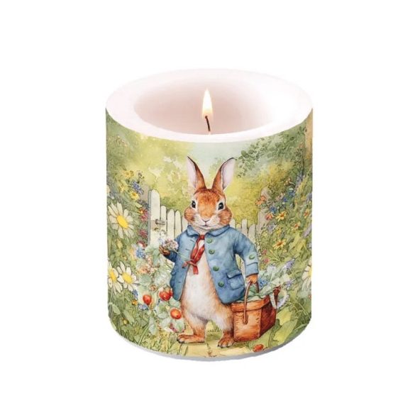 AMB.29320420 Mister Rabbit átvilágítós gyertya 10x10cm