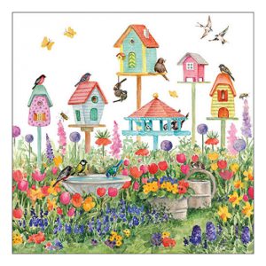 AMB.13319390 Birdhouses papírszalvéta 33x33cm, 20db-os