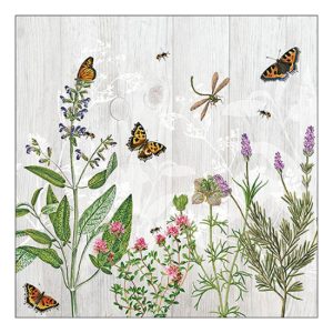 AMB.13319345 Herb Garden papírszalvéta 33x33cm, 20db-os