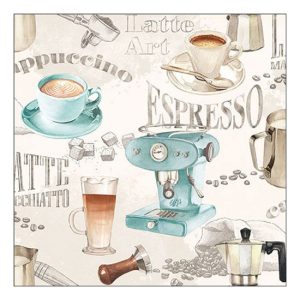 AMB.13319415 Barista cream papírszalvéta 33x33cm, 20db-os