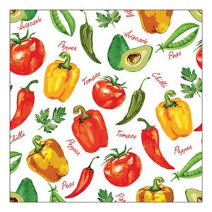 AMB.13319450 Vegetables and herbs papírszalvéta 33x33cm, 20db-os