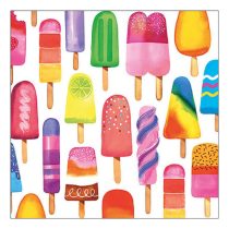   AMB.13319680 Delicious popsicles papírszalvéta 33x33cm, 20db-os