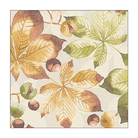 AMB.13319715 Castanea papírszalvéta 33x33cm, 20db-os