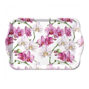 AMB.13719605 Elegant orchids white műanyag kistálca 13x21cm