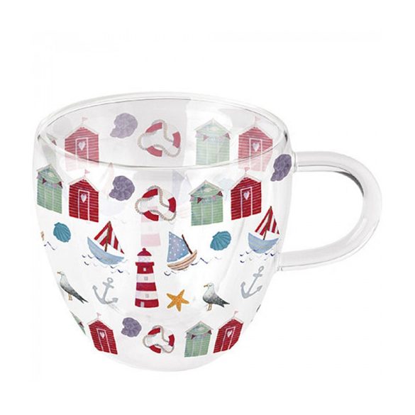 AMB.14419740 Nautical items duplafalú borosilicate üvegcsésze 0,25l