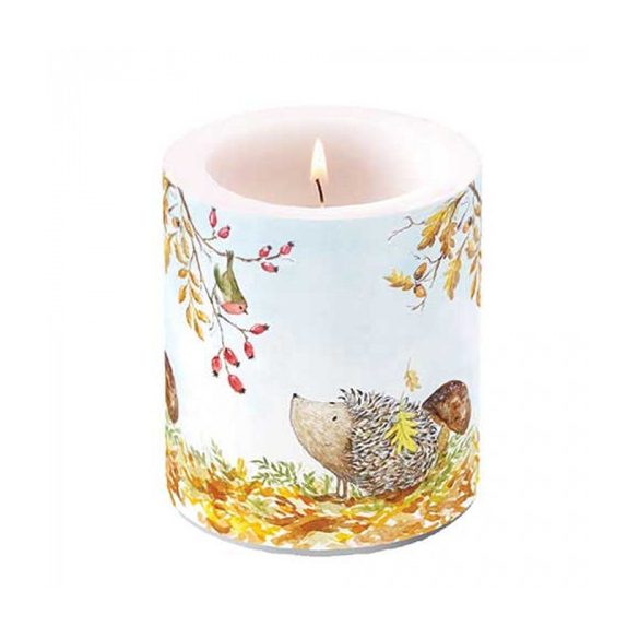 AMB.19319720 Forest friends átvilágítós gyertya 10x10cm