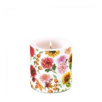 AMB.19219770 Autumn blooming átvilágítós gyertya 8x7,5cm