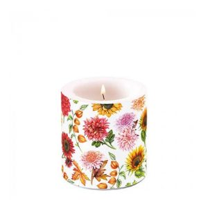 AMB.19219770 Autumn blooming átvilágítós gyertya 8x7,5cm