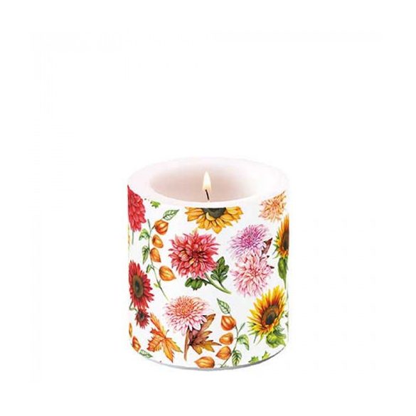 AMB.19219770 Autumn blooming átvilágítós gyertya 8x7,5cm