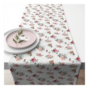 AMB.16619350 Charlotte white asztali futó 40x150cm,100% pamut