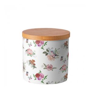 AMB.17419350 Charlotte white porcelán konyhai tároló 10x10cm