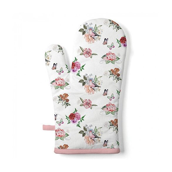 AMB.16419350 Charlotte white edényfogó kesztyű 18x30cm, 100% pamut