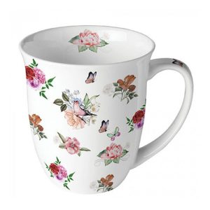 AMB.18419350 Charlotte white porcelánbögre 0,4l