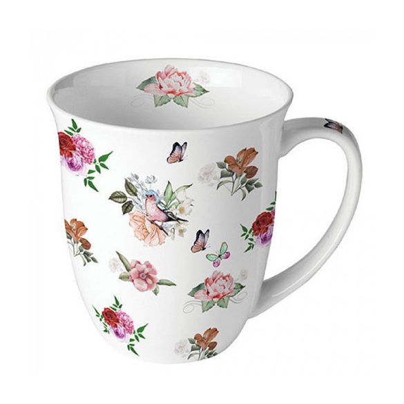 AMB.18419350 Charlotte white porcelánbögre 0,4l