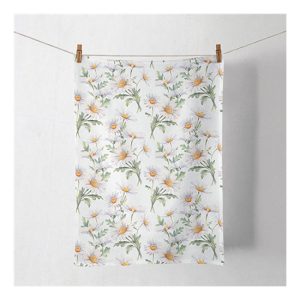 AMB.17819545 Beautiful daisies white konyharuha 50x70cm, 100% pamut