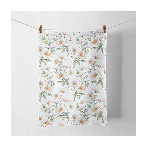 AMB.17819545 Beautiful daisies white konyharuha 50x70cm, 100% pamut