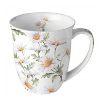AMB.18419545 Beautiful daisies white porcelánbögre 0,4l