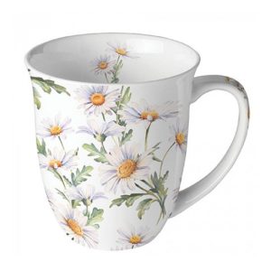 AMB.18419545 Beautiful daisies white porcelánbögre 0,4l
