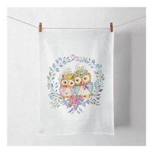 AMB.17819405 Owl couple in love konyharuha 50x70cm, 100% pamut