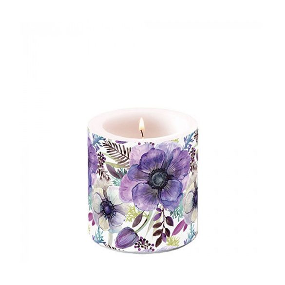 AMB.19219340 Purple Dream átvilágítós gyertya 8x7,5cm 