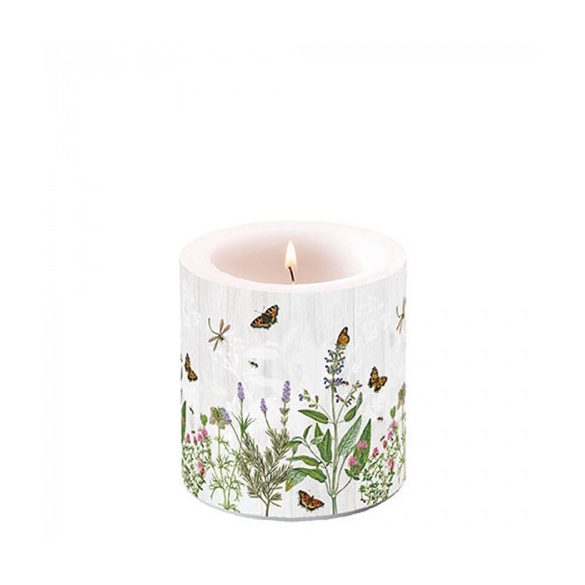 AMB.19219345 Herb Garden átvilágítós gyertya 8x7,5cm 