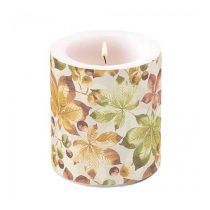 AMB.19319715 Castanea átvilágítós gyertya 10x10cm