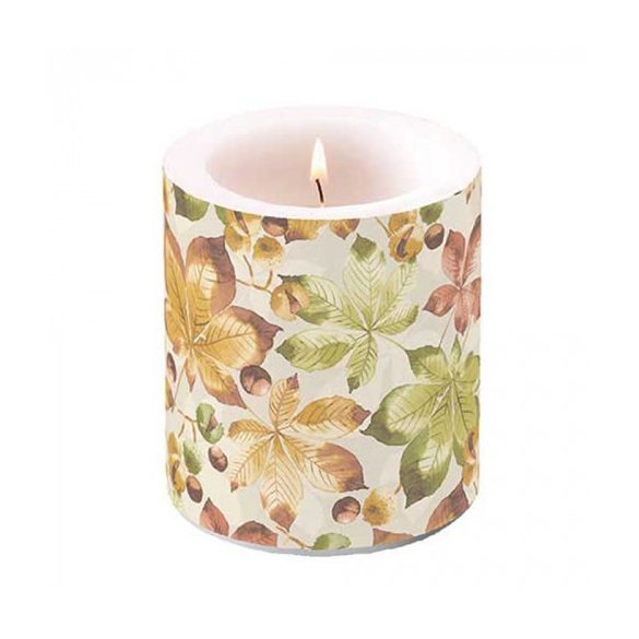 AMB.19319715 Castanea átvilágítós gyertya 10x10cm