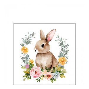 AMB.22519755 Cute Easter rabbit papírszalvéta 25x25cm, 20db-os