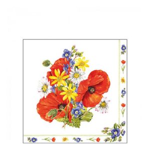 AMB.12519420 Field bouquet papírszalvéta 25x25cm,20db-os