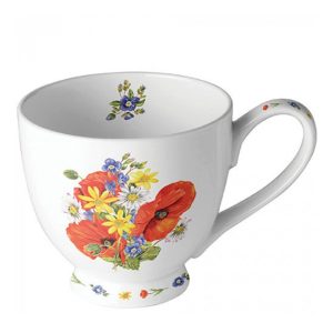 AMB.18819420 Field bouquet porcelánbögre 0,4l