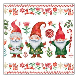 AMB.33319815 Gnomes fun papírszalvéta 33x33cm, 20db-os