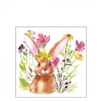 AMB.22518425 Girl bunny papírszalvéta 25x25cm, 20db-os
