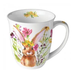AMB.28418425 Girl bunny porcelánbögre 0,4l