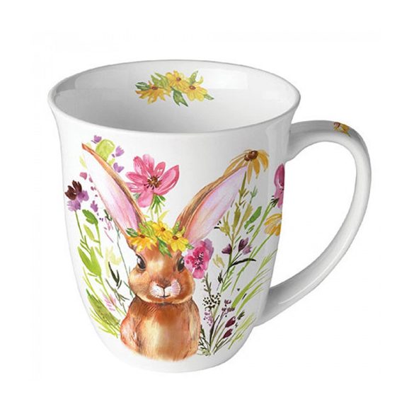 AMB.28418425 Girl bunny porcelánbögre 0,4l