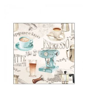 AMB.12519415 Barista cream papírszalvéta 25x25cm,20db-os