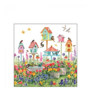 AMB.12519390 Birdhouses papírszalvéta 25x25cm,20db-os